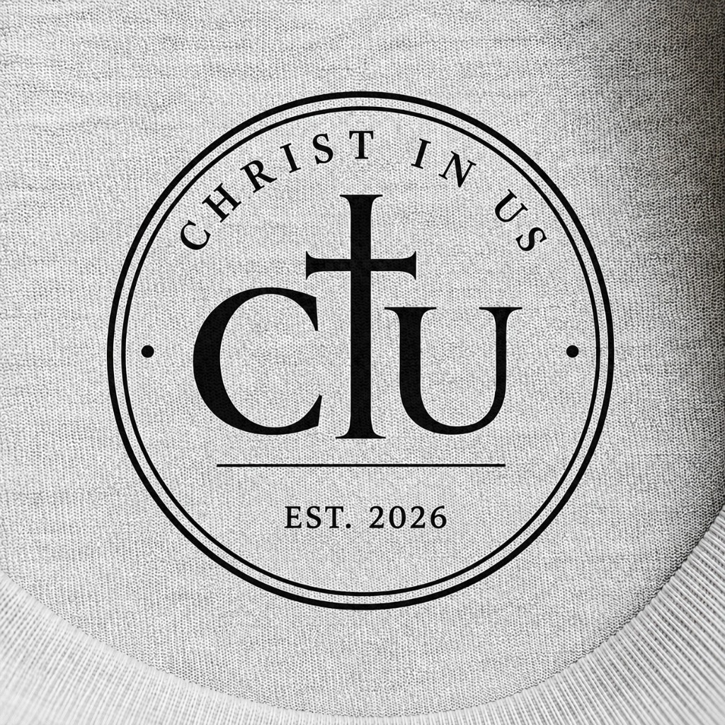 Christ in Us emblem — c✝u, Est. 2026